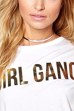 Boohoo Diana Skinny Metal Choker