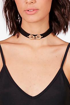 Boohoo Scarlett Filigree Design Choker