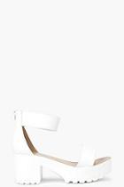 Boohoo Katie Ankle Strap Cleated Sandal
