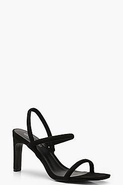 Boohoo Flat Low Heel Slingback 2 Part Heels