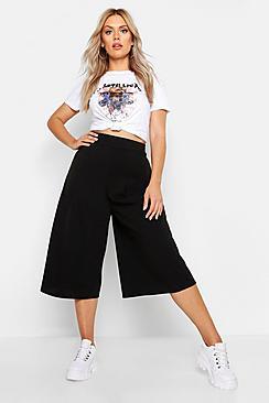 Boohoo Plus Wide Leg Culotte