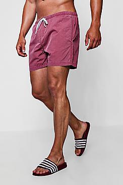 Boohoo Pigment Dyed Swim Shorts