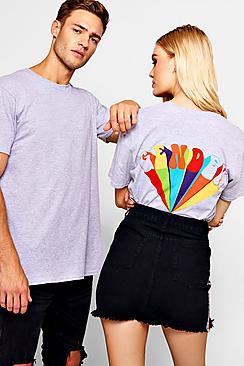 Boohoo Pride Loose Fit End Gender Back Print T-shirt