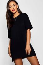 Boohoo Petite Violet Oversized T-shirt Dress