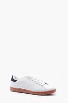 Boohoo Gum Sole Lace Up Trainer