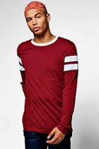 Boohoo Contrast Panel Long Sleeve T-shirt