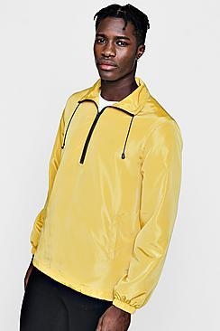 Boohoo Funnel Neck Half Zip Windbreaker