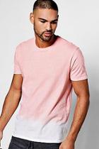 Boohoo Ombre Bleach T Shirt