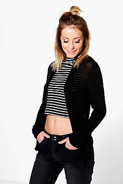 Boohoo Maya Basic Lightweight Crop Cardigan