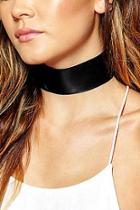 Boohoo Ella Extra Wide Pu Choker