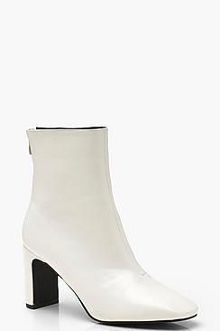 Boohoo Low Heel Ankle Shoe Boots