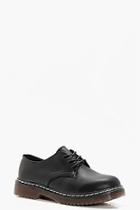 Boohoo Tabitha Chunky Lace Up Brogue