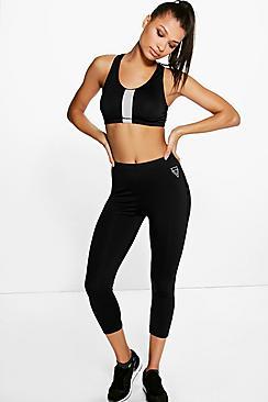 Boohoo Mae Capri Running Leggings