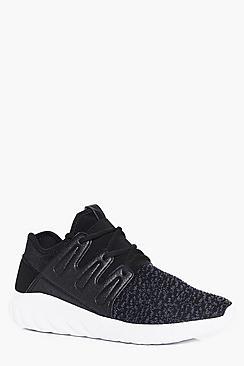 Boohoo Knitted Running Trainers
