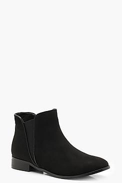 Boohoo Contrast Edge Chelsea Boots