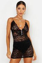 Boohoo Lace Strappy Dress
