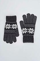 Boohoo Snowflake Fairisle Gloves