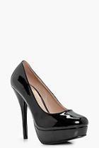 Boohoo Erin Round Toe Platform Court