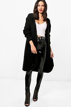Boohoo Tall Carla Fisherman Rib Cardigan