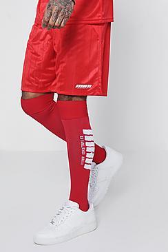Boohoo Man Mid Length Football Shorts