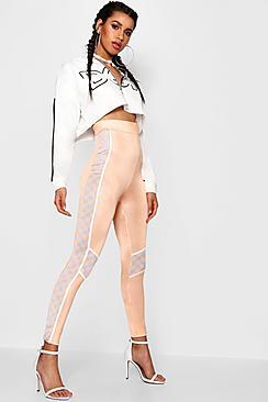 Boohoo Stefflon Don Knee Panel Disco Trouser