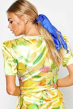 Boohoo Satin Scarf Scrunchie