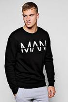 Boohoo Man Large Dash Sweater