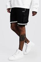 Boohoo Man Utility Shorts With Side Tape