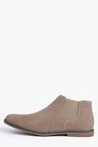Boohoo Suedette Chelsea Boots Sand