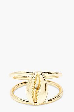 Boohoo Shell Ring