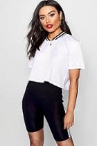 Boohoo Airtex Football Boxy Tee