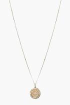 Boohoo Laura Coin Detail Pendant Necklace