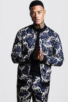 Boohoo Baroque Printed Bomber