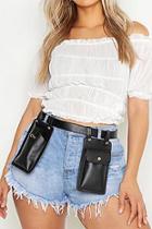 Boohoo Plus Double Pocket Belt Bag