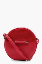 Boohoo Rachel Round Metal Detail Cross Body