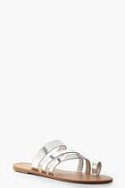 Boohoo Toe Ring Strappy Sliders