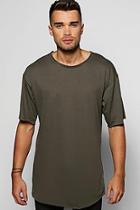 Boohoo Premium Oversized T-shirt With Raw Edge