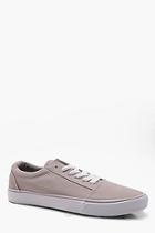 Boohoo Lace Up Toe Cap Plimsole