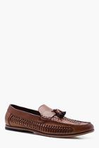 Boohoo Tassel Front Pu Woven Loafer