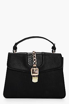 Boohoo Olivia Chain Detail Cross Body Bag