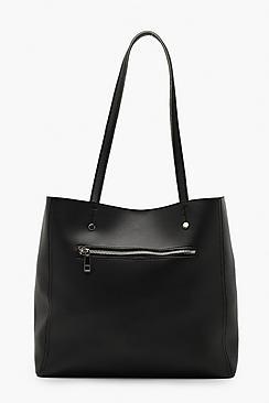 Boohoo Zip Window Tote Bag
