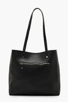 Boohoo Zip Window Tote Bag