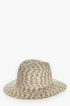 Boohoo Violet Knitted Fedora Camel