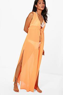 Boohoo Heidi Sleeveless Beach Kimono