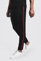 Boohoo Pinstripe Smart Taped Cropped Jogger