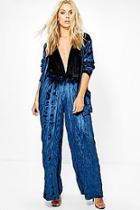 Boohoo Jordyn Bamboo Velvet Trousers