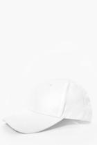Boohoo Never Ever Embroidered Cap White