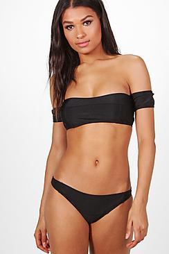 Boohoo Manhattan Bardot Bikini