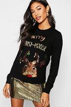 Boohoo Christmoose Christmas Jumper