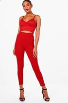 Boohoo Basic Crepe Highwaist Leggings